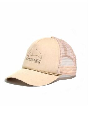 NWT Madewell Oversized Trucker Hat with "In the Moment" Vintage Inspired Graphic